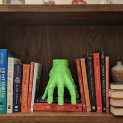 Mey İthalat® 3D Modern Yeşil El Heykeli 27x22 cm Raf ve Konsol Üstü Dekor