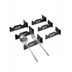 Mey İthalat® 3D Özel Baskı 6’lı Kaşık Çatal Düzenleyici Dekoratif Stand