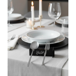 Mey İthalat® 3D Özel Baskı 6’lı Kaşık Çatal Servis Standı Masa Üstü Düzenleyici