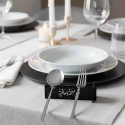 Mey İthalat® 3D Özel Baskı 6’lı Kaşık Çatal Servis Standı Masa Üstü Düzenleyici