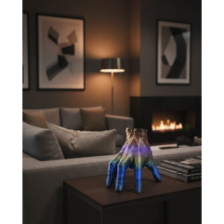 Mey İthalat® 3D Rengarenk El Dekoratif Heykel 27x22 cm Büyük Boy Modern Tasarım