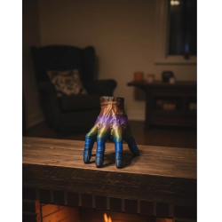 Mey İthalat® 3D Renk Geçişli El Obje 27x22 cm Büyük Boy Ev Dekorasyonu