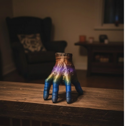 Mey İthalat® 3D Renk Geçişli El Obje 27x22 cm Büyük Boy Ev Dekorasyonu