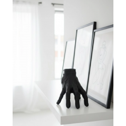 Mey İthalat® 3D Siyah El Biblo 27x22 cm İddialı Ev Dekorasyonu