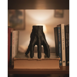 Mey İthalat® 3D Siyah El Tasarım Dekor 27x22 cm Büyük Boy Statement Obje