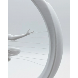 Mey İthalat® 3D Zen Heykeli Modern Ay Tasarımlı Meditasyon Biblosu