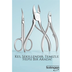Mey İthalat® 3’lü Paslanmaz Manikür Seti – Tırnak Makası, Et Pens, Kavisli Makas | Evde Profesyonel Bakım 722155
