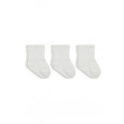 Mey İthalat® 3lü Penye Soket Çorap 10132 Ekru