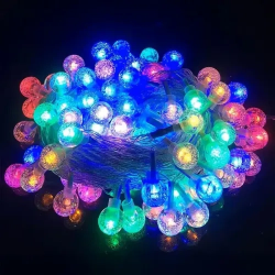 Mey İthalat® 3m 20 Led Kristal Top RGB Pilli
