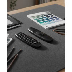 Mey İthalat® 3’ü 1 Arada Kablosuz Hava Mouse Mini Klavye Kumanda