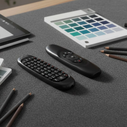 Mey İthalat® 3’ü 1 Arada Kablosuz Hava Mouse Mini Klavye Kumanda