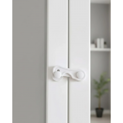 Mey İthalat® 4 Adet Çok Amaçlı Dolap Güvenlik Kilidi Çocuklara Karşı Koruyucu Çözüm