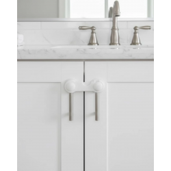 Mey İthalat® 4 Adet Dolap ve Çekmece Emniyet Kilidi Çift Taraflı Bantlı Güvenli Tasarım