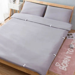 Mey İthalat®  4 Adet İğnesiz Yorgan Çarşaf Ve Perde Tutucu Sabitleyici Kaydırmaz Örtü Düzenleyici Klips