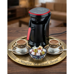 Mey İthalat® 4 Fincan Kapasiteli Türk Kahvesi Makinesi Taşma Önleyici ve Enerji Tasarruflu