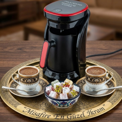 Mey İthalat® 4 Fincan Kapasiteli Türk Kahvesi Makinesi Taşma Önleyici ve Enerji Tasarruflu