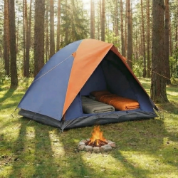 Mey İthalat®  4 Kişilik Manuel Kurulum Gölgelikli Kamp Çadırı – Aile, Doğa, Piknik ve Outdoor 200x200x135 cm