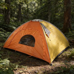 Mey İthalat®  4 Kişilik Yarı Otomatik Kamp Çadırı – Suya Dayanıklı, Hızlı Kurulumlu Outdoor Aile Çadırı, Doğa, Kamp ve Piknik 200x200x135 cm