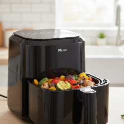 Mey İthalat® 4 Litre Cam Hazneli 1360W Ayarlanabilir Isılı Airfryer