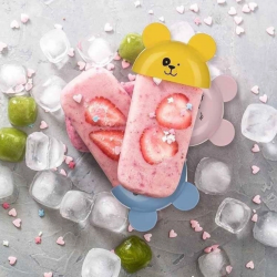 Mey İthalat®  4'lü Kolay Şekillendirici Sevimli Çocuk Meybuz  & Dondurma Kalıbı AP-9179