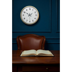 Mey İthalat® 40 cm Eskitme Metal Standart Duvar Saati