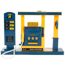 Mey İthalat® 41627 SUN-ZHC-CRN-RC ARABA BENZİN İSTASYONLU DUMAN PÜSK 2 4GHZ SES IŞIK