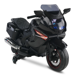 Mey İthalat®   438A XMX-316 Ledli Akülü Motor 12 Volt Siyah
