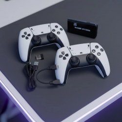 Mey İthalat® 4K Retro Oyun Konsolu 20600 Oyun Kablosuz Oyun Kolu