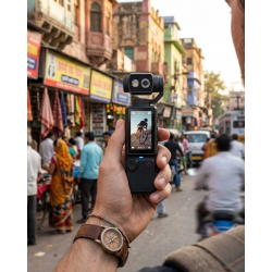 Mey İthalat® 4K Ultra HD El Kamerası 2.0 IPS Ekran Döner Başlık ve Yüksek Batarya Kapasiteli