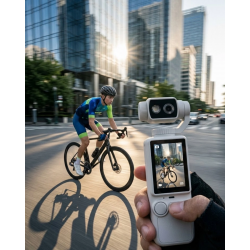 Mey İthalat® 4K Ultra HD Taşınabilir Vlog Kamerası Otomatik Fokus ve 180 Derece Döner Lens