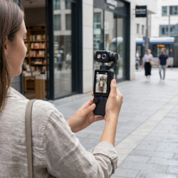 Mey İthalat® 4K Ultra HD Vlog Kamera 2.0 İnç IPS Ekran ve Döner Lens Taşınabilir Aksiyon Kamera