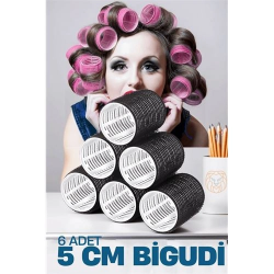 Mey İthalat® 5 Cm Bigudi 6 li Paket 719266