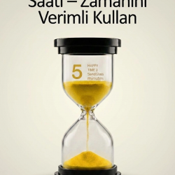 Mey İthalat® 5 Dakikalık Kum Saati Zamanlayıcı – SARI Dekoratif Masa Saati 4 Renk Seçeneği