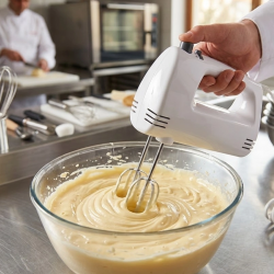 Mey İthalat® 5 Hız Ayarlı Elektrikli El Mikseri Kek Hamuru Çırpma Mikseri