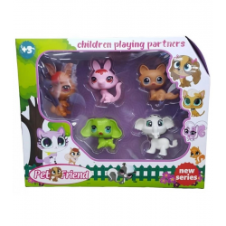 Mey İthalat® 5 Lİ SEVİMLİ KUTULU HAYVANLAR