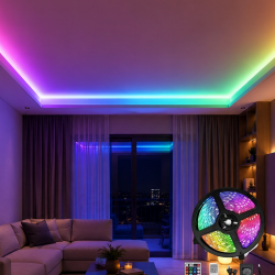 Mey İthalat® 5 METRE 3 ŞERİTLİ LED