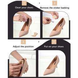 Mey İthalat® 5 mm Ayakkabı Topuk Vurma Önleyici ve Daraltma Padi 2li