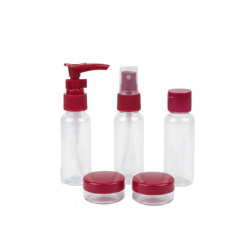 Mey İthalat® 5 Parça Seyahat Dolum Şişesi Seti 30 ml Hafif Tasarım