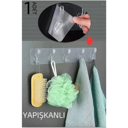 Mey İthalat® 5 Pinli Yapışkanlı Askı Xenoty Design 716049