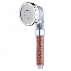 Mey İthalat®  %50 Su Tasarruflu ve Arıtmalı Doğal Taşlı Banyo El Duş Başlığı