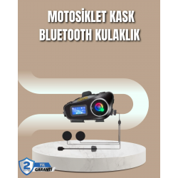 Mey İthalat® 500 Metre İnterkom Mesafeli Kask Kulaklığı Gürültü Engelleyici