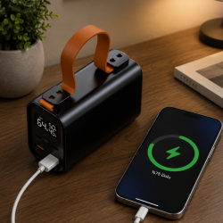 Mey İthalat® 50000 mAh Powerbank Süper Hızlı Şarj LED Göstergeli Taşınabilir Şarj Cihazı