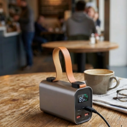 Mey İthalat® 50000mAh Süper Fast Charge LED Işıklı Taşınabilir Power Bank