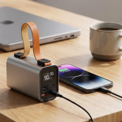 Mey İthalat® 50000mAh Yüksek Kapasiteli Power Bank Çoklu Çıkışlı Fast Charge