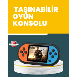Mey İthalat® 520 Oyunlu Mini Oyun Konsolu HD LCD Ekranlı