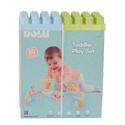 Mey İthalat® 5218 OYUNCAK YOL VE BLOK SET 30 PCS