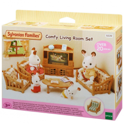 Mey İthalat® 5339 Sylvanian Families Oturma Odası Seti +3 yaş figür dahil değil