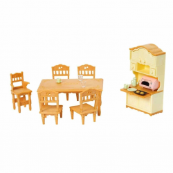 Mey İthalat® 5340 Sylvanian Families Yemek Odası Seti +3 yaş figürler ayrı satılır.