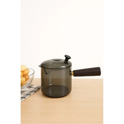 Mey İthalat® 550 ml Akasya Cam Cezve