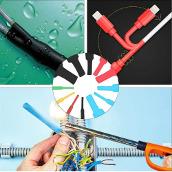 Mey İthalat® 560 Parça Set Isıyla Daralan Makaron Kablo Koruyucu Kılıf